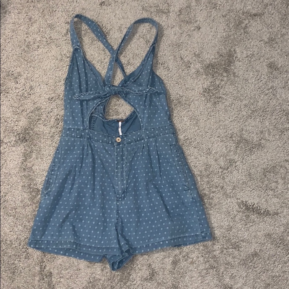 Free People Overall Shorts